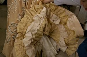 And the inner layer with oodles of flounce for fullness.