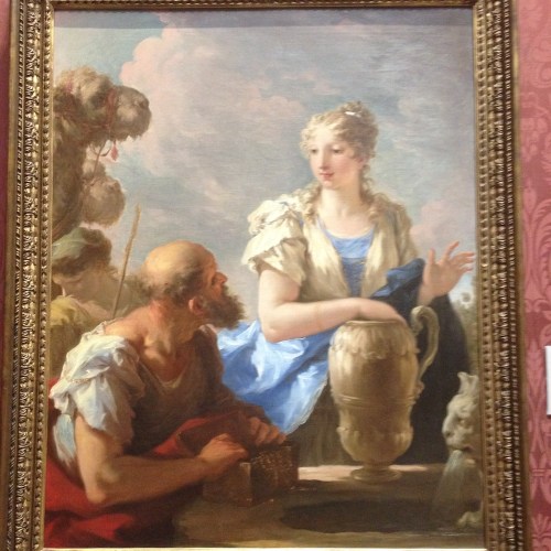 Rebecca at the Well by Pellegrini