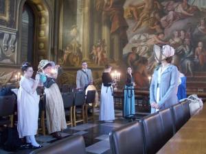 Snapping pictures of one another in full costume!