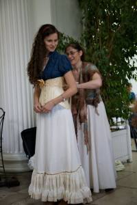 And Cathy laces it up...