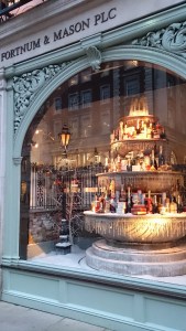 Another selection of treats from the Food Hall, arranged on a "fountain" of plenty.
