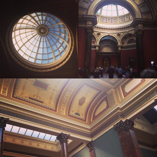 Interior of the National Gallery, London