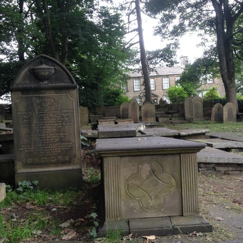 Cemetery by the Bronte parsonage, Haworth