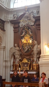 One of the side altars in the church